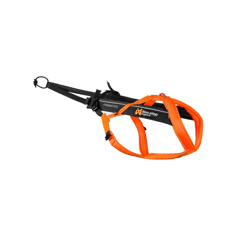 Non-stop dogwear Freemotion Harness 5.0 Black/Orange