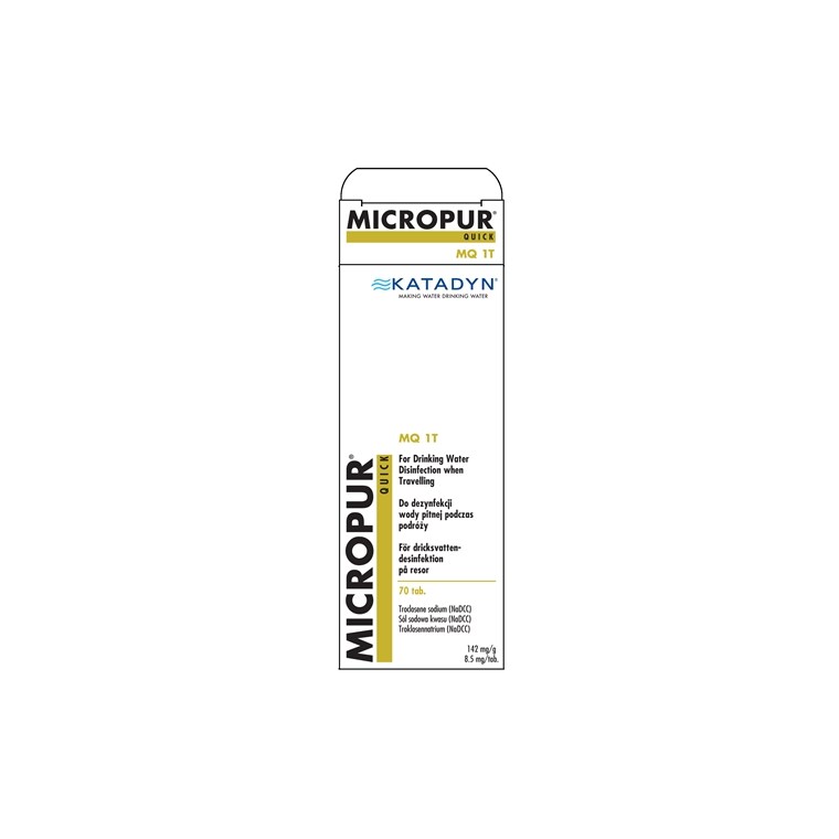 Katadyn Micropur Quick MT1T, 70 tabletter