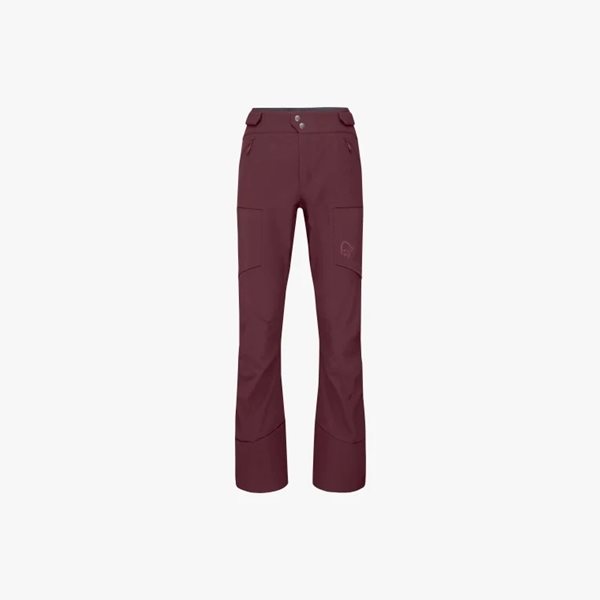 Norr&oslash;na Lyngen Hiloflex200 Slim Pants W's Tawny Port - XS