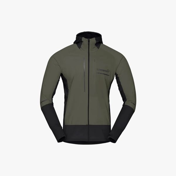 Norr&oslash;na Senja Alpha90 Zip Hood M's Olive Night - S