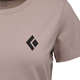 Black Diamond W Eqpmnt For Alpinists Ss Tee Pale Mauve