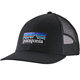 Patagonia P-6 Logo LoPro Trucker Hat Black