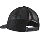 Patagonia P-6 Logo LoPro Trucker Hat Black