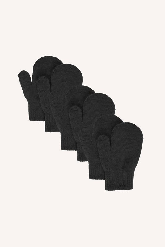 Lindberg &Aring;sbro Magic Mitten, 3-P Black - 1-3 &aring;r