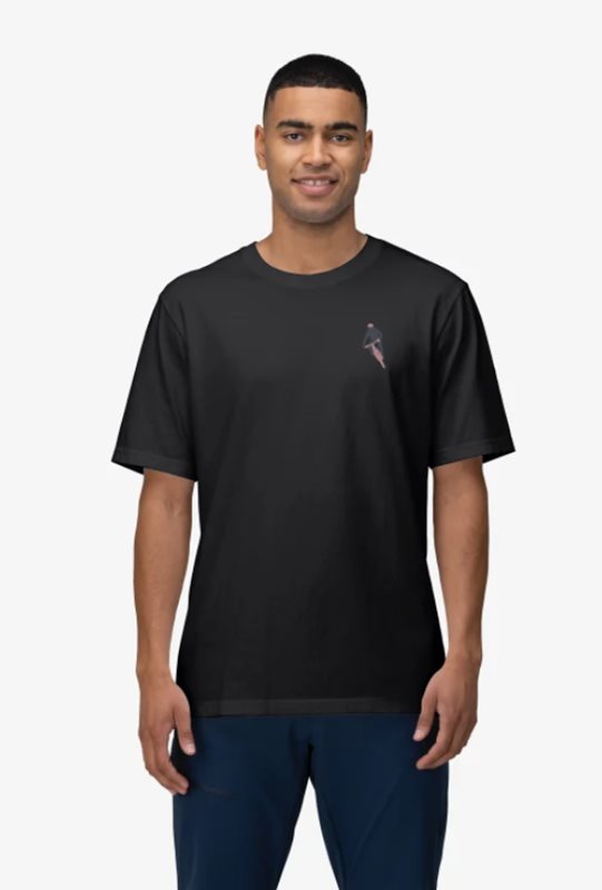 Norrøna /29 Cotton Activity Embroidery T-Shirt M Caviar - XL