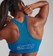 2XU Motion Zip Bra Seaport/White