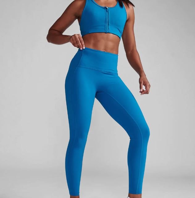 2XU Form Stash Hi-Rise Compression Tights Seaport/Seaport - XXS