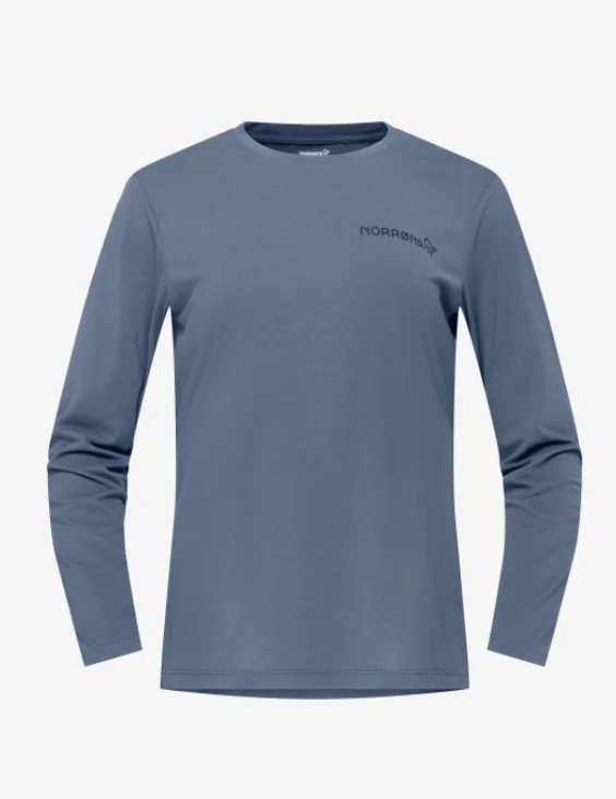 Norr&oslash;na Femund Tech Long Sleeve W&acute;s Vintage Indigo - XS