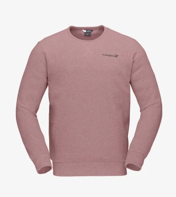 Norr&oslash;na Femund Warm2 Crew Neck Unisex Grape Shake - S