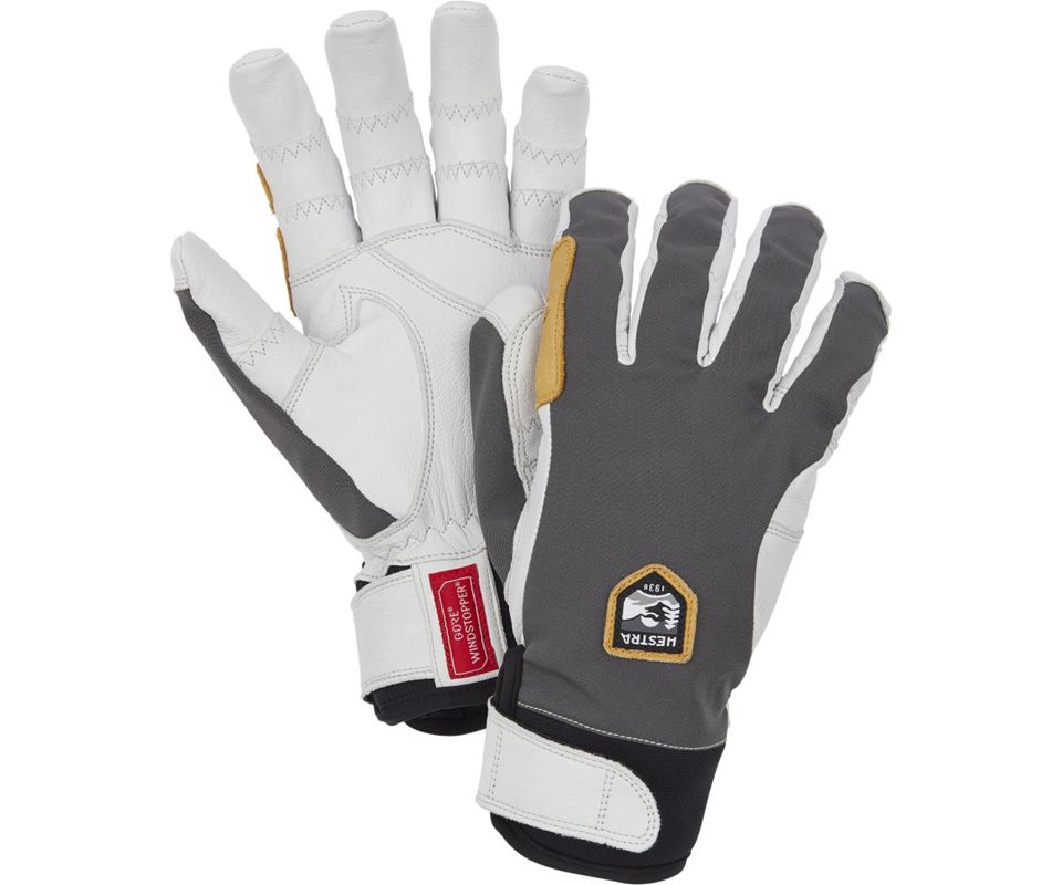 Hestra Ergo Grip Active - 5 Finger Grey/Offwhite - 6