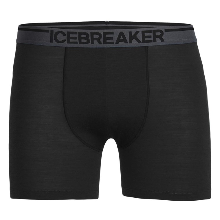 Icebreaker Anatomica Boxers Mens Black