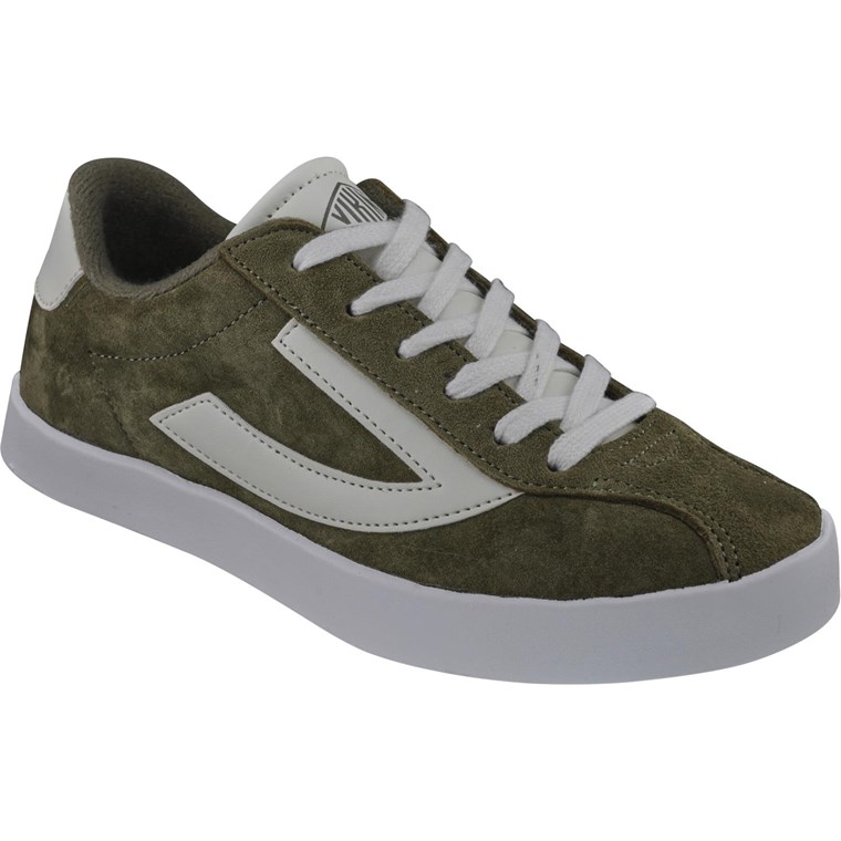 Viking Retro Trim Shoes Kids Olive/Eggshell