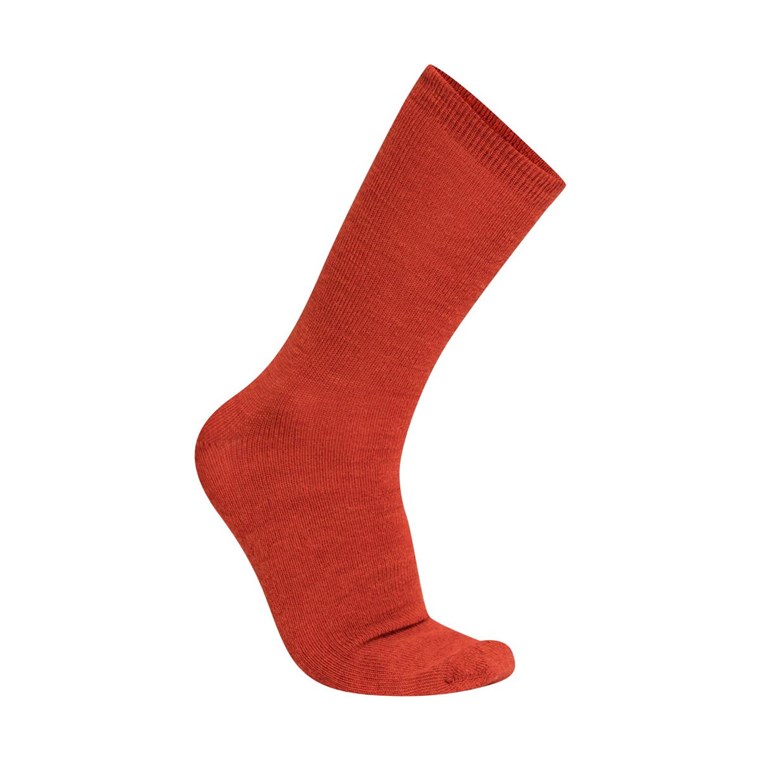 Woolpower Kids Socks Liner Classic Autumn Red