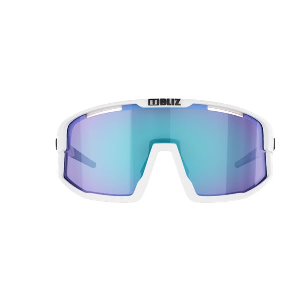Bliz Vision Matt White. Smoke With Blue Multi
