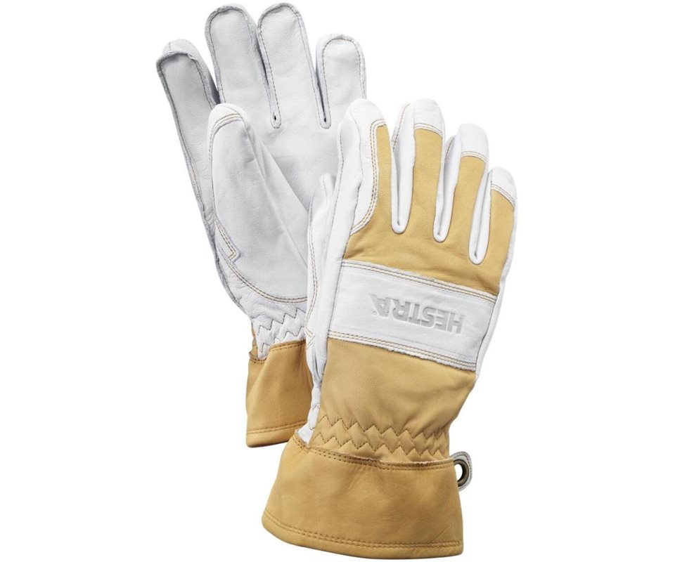 Hestra F&auml;lt Guide Glove - 5 Finger Natural Yellow/Offwhite - 6