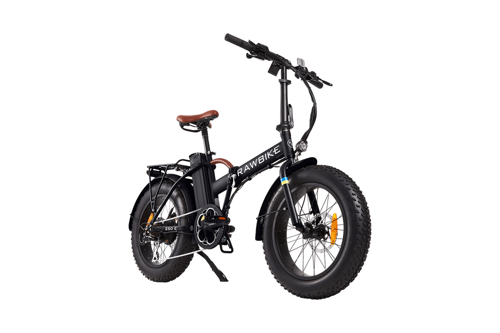 RAWBIKE 250E Matte black elcykel
