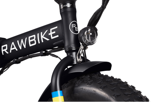 RAWBIKE 250E Matte black elcykel