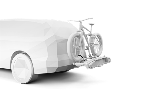 Thule VeloSpace XT – Bike rack for e-bikes, fat bikes & RAWBIKE