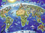 Pussel 200 bitar, world landmarks map