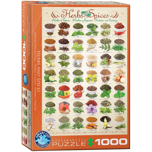 Eurographics Pussel 1000 bitar, herbs and spices
