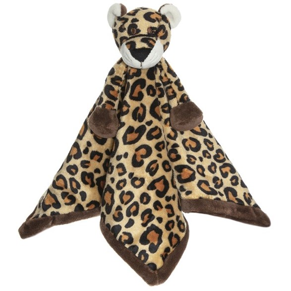 Teddykompaniet Diinglisar, snuttefilt leopard