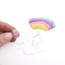 Rainbow kneadable eraser