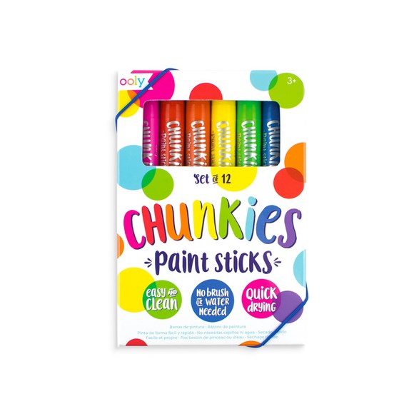 Chunkies Paint Sticks, 12-p