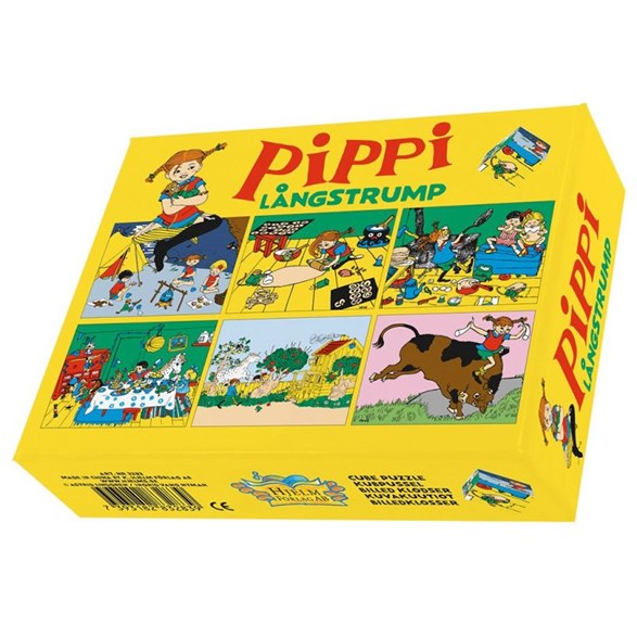 Pippi Långstrump Pussel 6 bitar, Pippi (klossar)