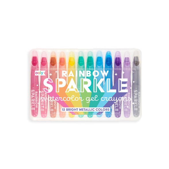 Ooly Sparkle watercolor gel crayons, 12-p