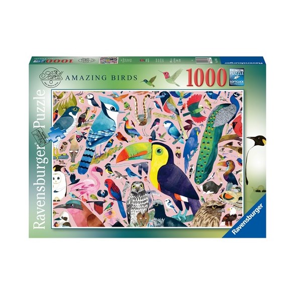 Ravensburger Pussel 1000 bitar, amazing birds