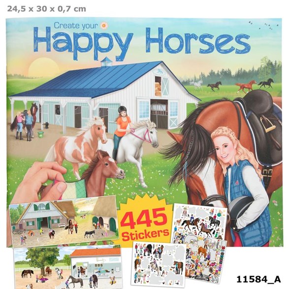 TOPModel/Depesche Create your happy horses pysselbok