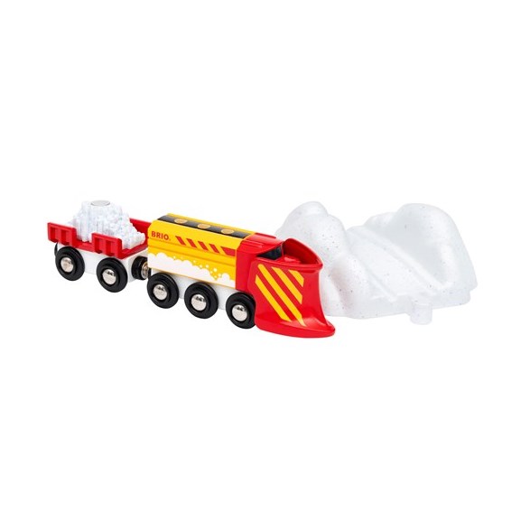 Brio Snow plow train
