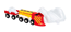 Brio Snow plow train