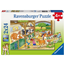 Ravensburger Pussel 2 x 24 bitar, a day at the farm
