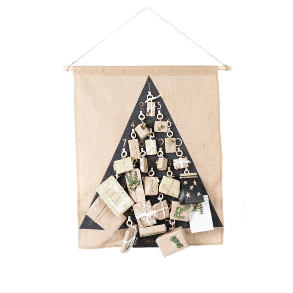 Pellianni Christmas tree tygkalender
