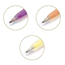 6 pastel gel pens rainbow