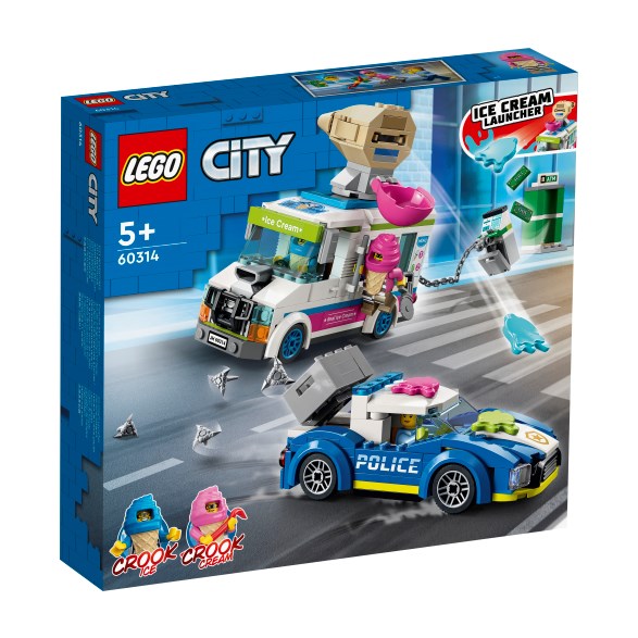 City - polisjakt efter glassbil