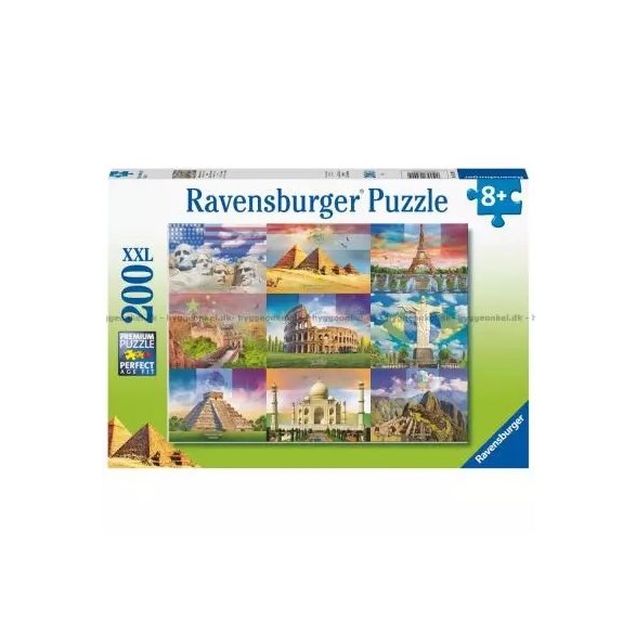 Ravensburger Pussel 200 bitar, monuments of the world