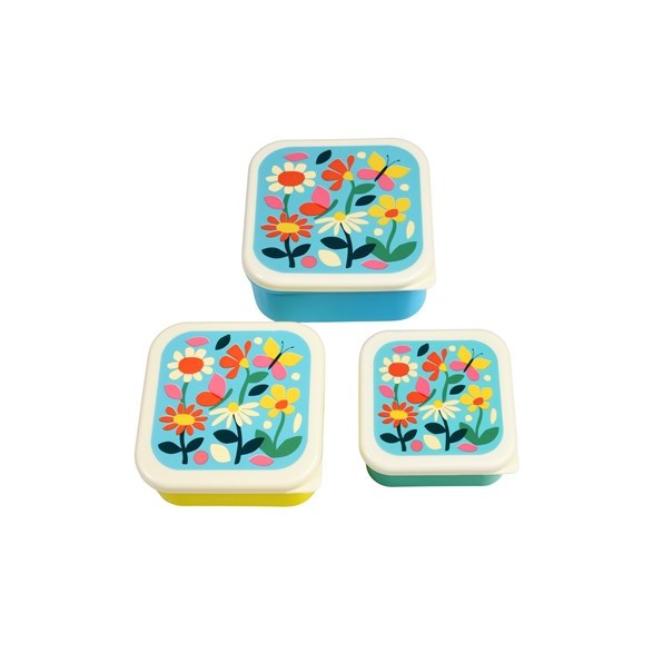 Rex London Butterfly garden snack boxes, set of 3