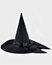 Witch hat with satin ribbon