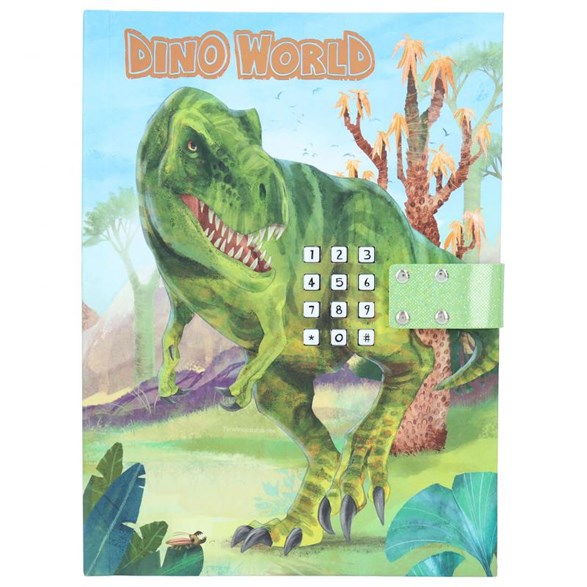 Dino World dagbok m. kod & ljud