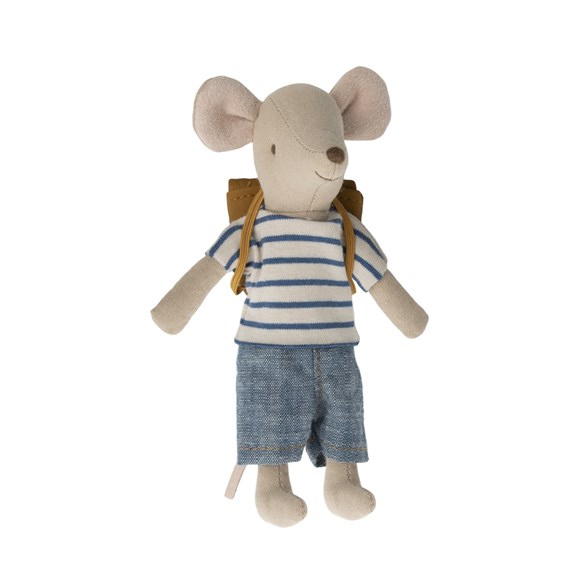 Maileg Tricycle mouse, big brother with bag