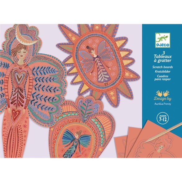 Djeco Scratch cards, angels