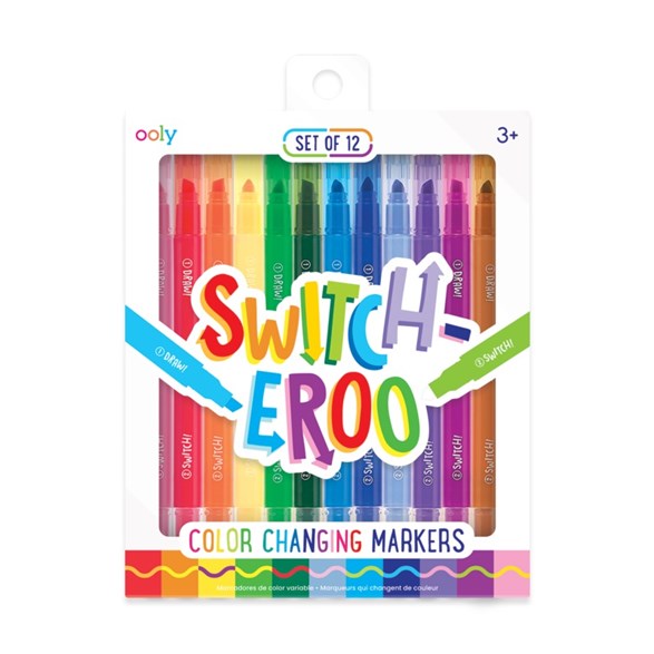 Ooly Switch-Eroo color changing markers, 12 st