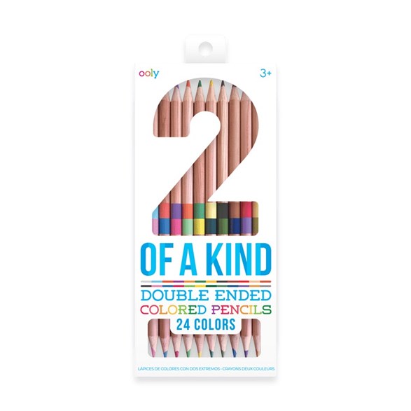 Ooly 2 of a kind colored pencils, 12 st (24 färger)