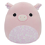 Squishmallows Peter the pig with floral belly, 19 cm