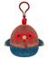 Squishmallows Clip on Reed the brown and blue rooster, 9 cm