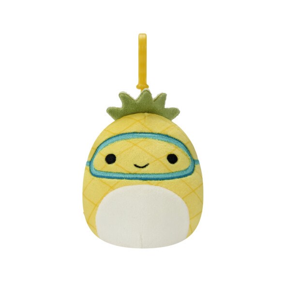 Squishmallows Clip on Maui the pineapple, 9 cm