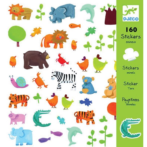 Djeco stickers, animals