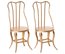 Vintage Chair, Micro - Gold, 2 Pack